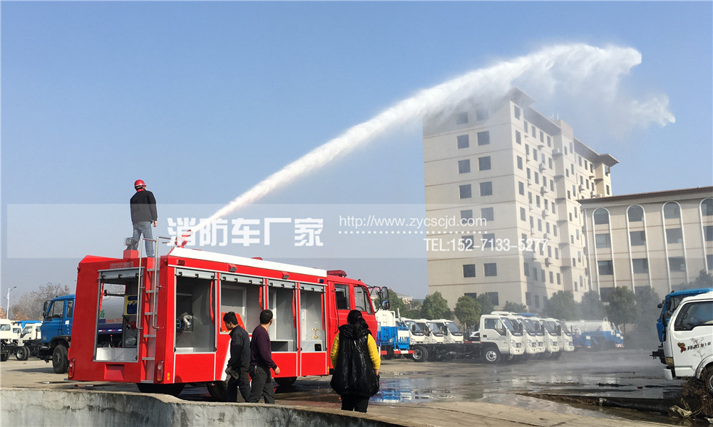 消防車(chē)射程調試 消防車(chē)射程調試